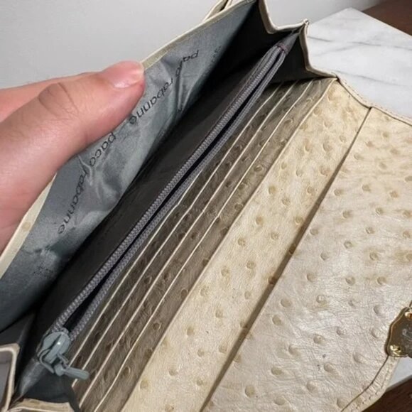 Paco Rabanne Beige Leather Wallet - Picture 2 of 6